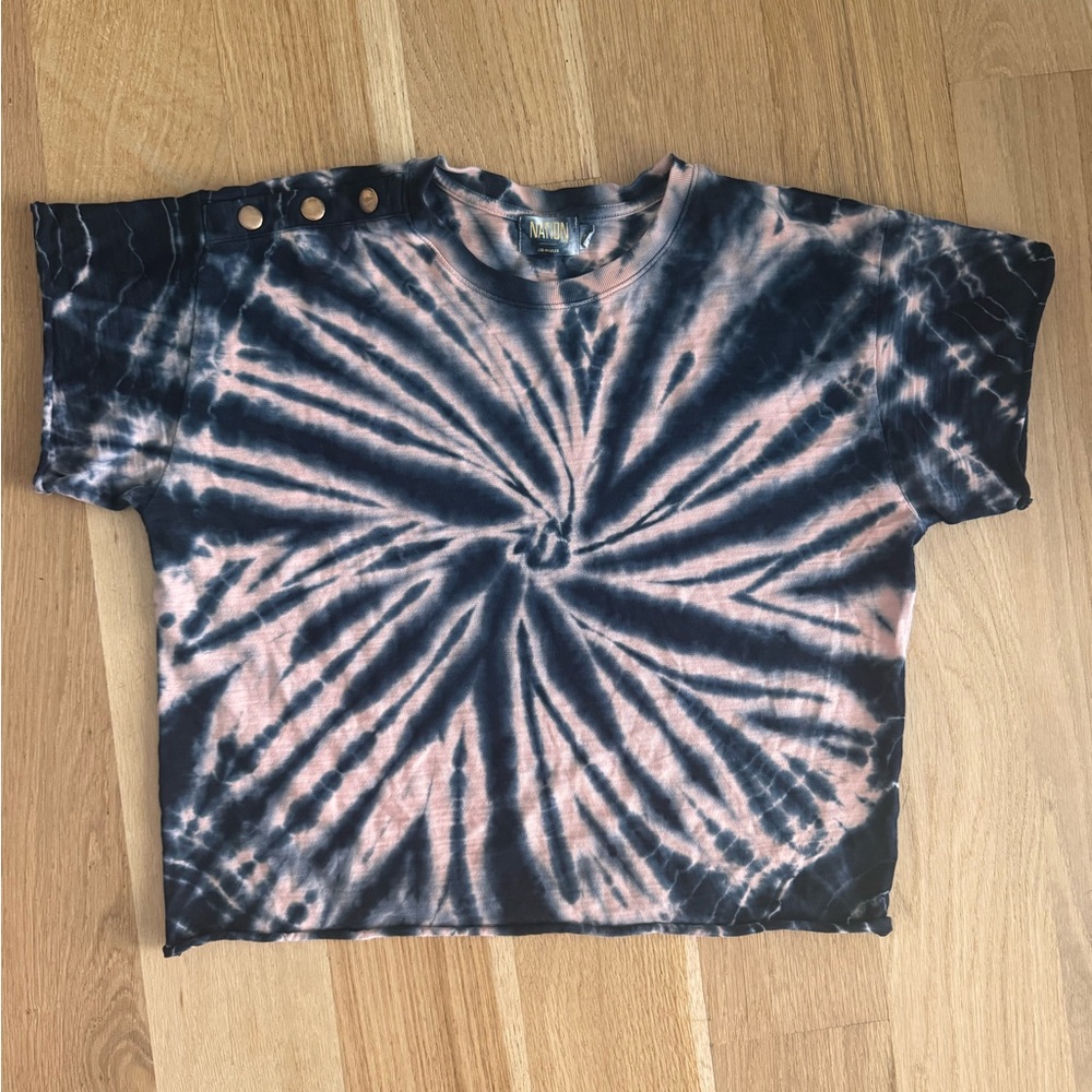 Nation LTD Lisa Spiral tie dye Relaxed Tee - Picture 5 of 10